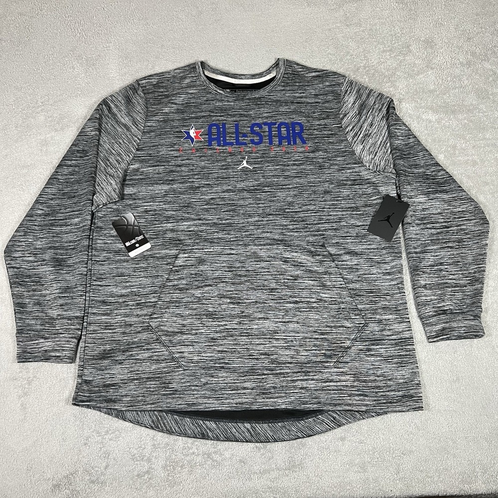 Nike Sweatshirt Sweater Mens XL Jordan All Star Chicago 2020 Engineered Pullover